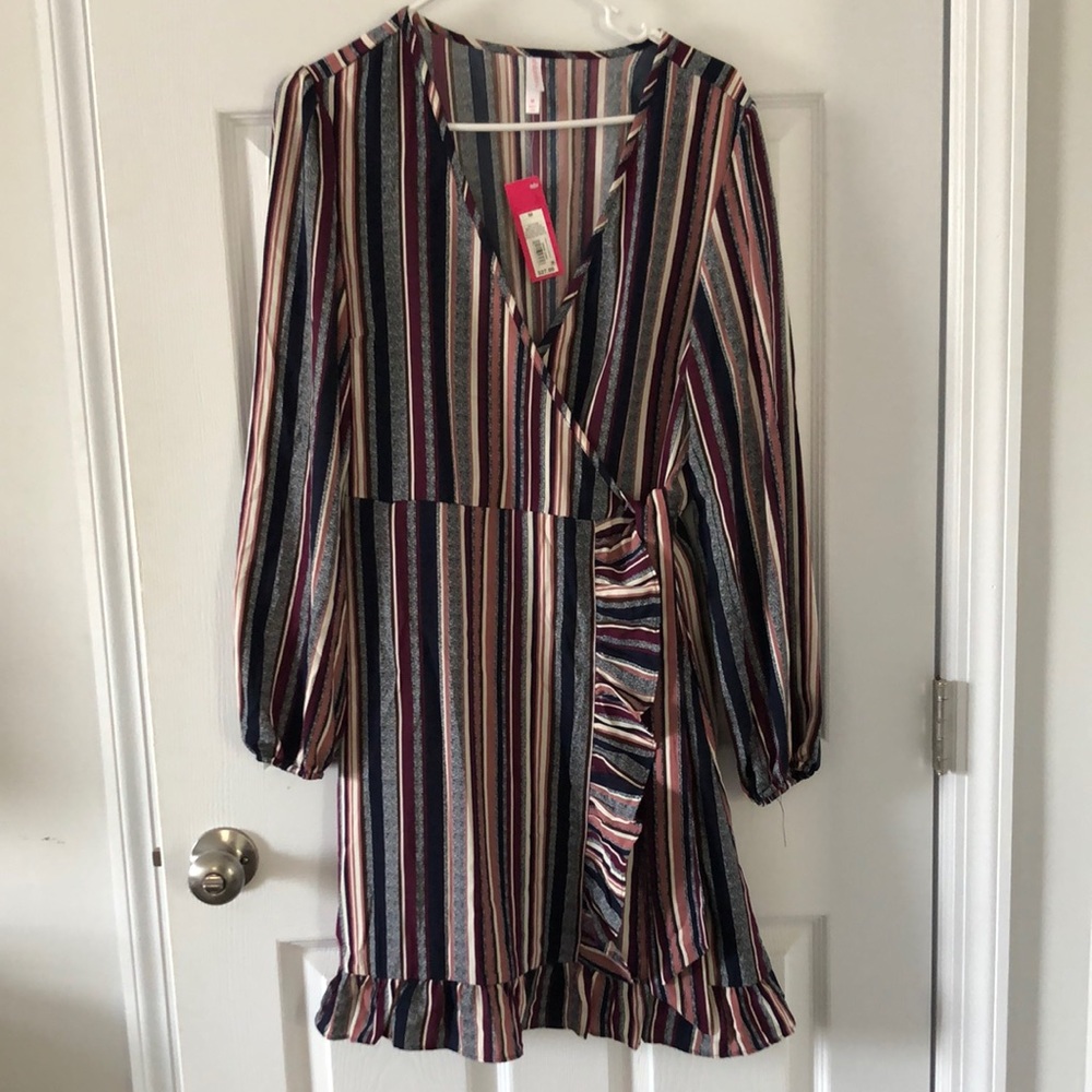 Faux Wrap Dress